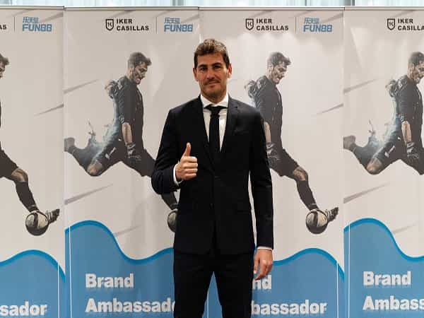 Cầu thủ Iker Casillas xác nhận hợp tác với Fun88