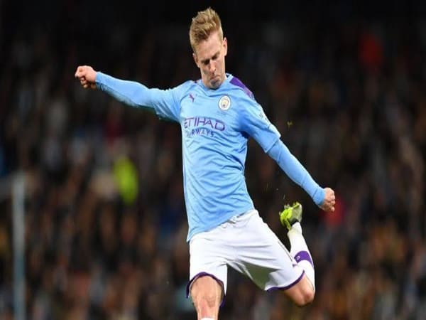 Oleksandr Zinchenko khi còn thi đấu cho Manchester City