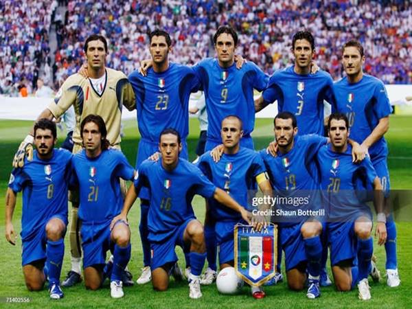 Chi tiết đội hình Italia vô địch World Cup 2006 Chi tiết đội hình Italia vô địch World Cup 2006