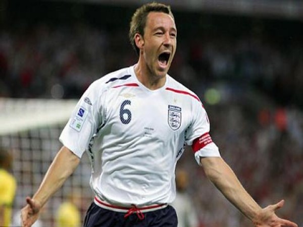 Số áo của Terry trong màu áo đội tuyển Anh