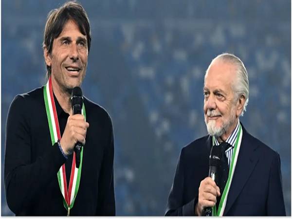 Bóng đá Ý: Chủ tịch Napoli lên tiếng cảnh báo HLV Conte